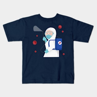 Fighting Coronavirus Kids T-Shirt